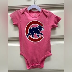 Chicago Cubs Pink Baby Onesie 18M Genuine MLB Merchandise
